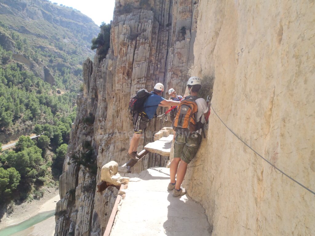 El Caminito del Rey en el Chorro (Málaga)